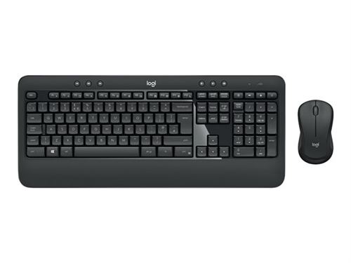 Logitech MK540 Advanced - Toetsenbord en muis set - draadloos - 2.4 GHz - Scandinavisch