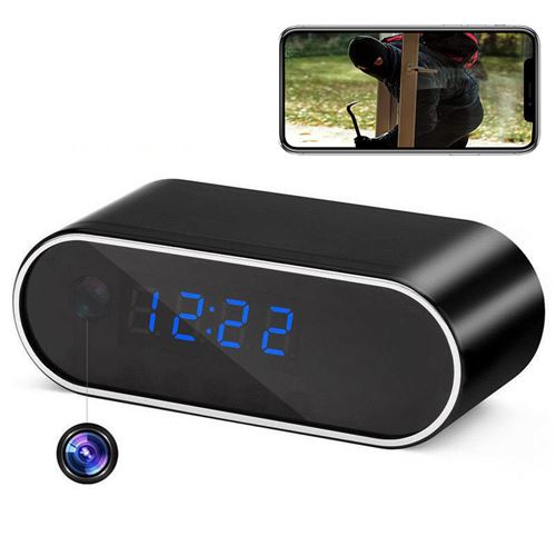 Yonis Réveil Connecté Espion Pour Maison, Android Pc Apple Full Hd Wifi Ip P2p - Image 3