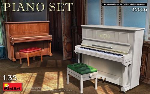 Piano Set - 1:35e - Miniart