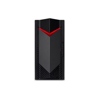 Acer Nitro 50 N50-650 - Tour - Core i7 13700F / 2.1 GHz - RAM 32 Go - SSD 1.024 To - GeForce RTX 4060 - GigE, 802.11ax (Wi-Fi 6E) - LAN sans fil: Bluetooth, 802.11a/b/g/n/ac/ax (Wi-Fi 6E) - Win 11 Home - moniteur : aucun