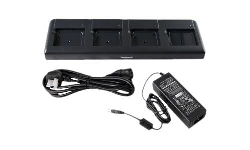 Honeywell Quad Battery Charger - Chargeur de batteries - connecteurs de sortie : 4 - Europe - pour P/N: BAT-EDA50K-1