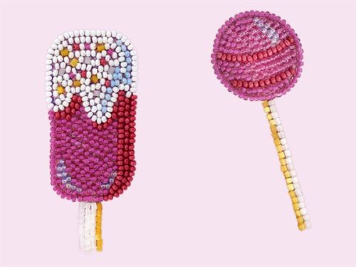 Lollipop. Ice Cream, Perlenstickset - Miniart Crafts