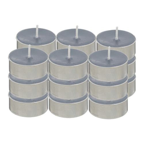 Non Communiqué Bleu Atmosphera Créateur D'intérieur - Lot De 18 Bougies Chauffe-Plat Hugo 3,7Cm Orage