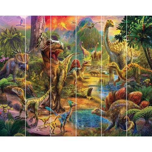 WALLTASTIC Papier peint mural Walltastic Paysage de Dinosaures 305x244 cm