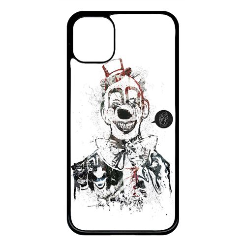 Coque My-Kase pour iPhone 11 - creative art scary clown - Plastique Noir