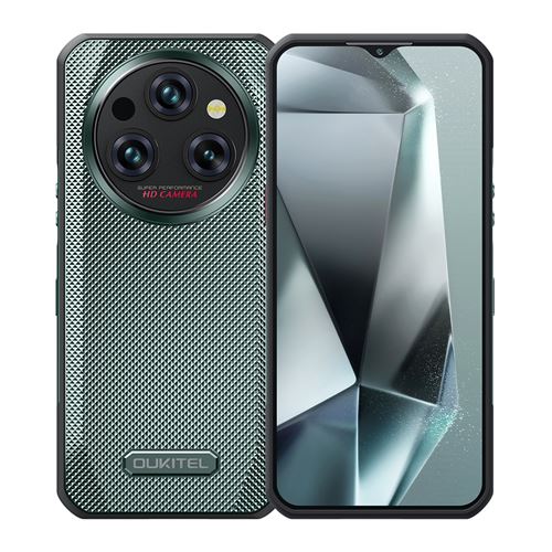 Smartphone Oukitel WP35 Pro 6.6 36Go 512Go Android 14 Telephone Portable dual sim 5G-Vert