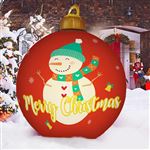 10€03 sur Décoration Noël Modèle Gonflable Bonhomme Neige Cour 1,2M  Tournant Lumières Colorées 100-240V (Eu) - Boules de Noël - Achat & prix