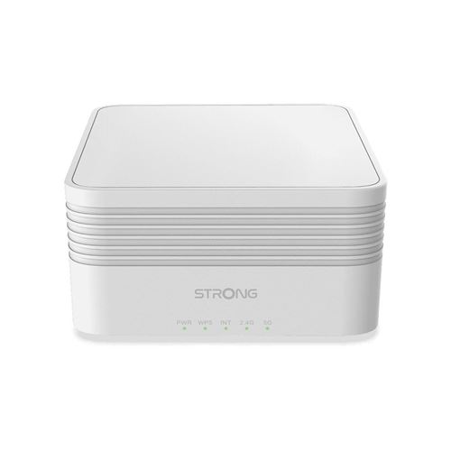 Strong MESHAX3000ADD système Wi-Fi maillé Bi-bande (2,4 GHz / 5 GHz) Wi-Fi 6 (802.11ax) Blanc 3 Interne