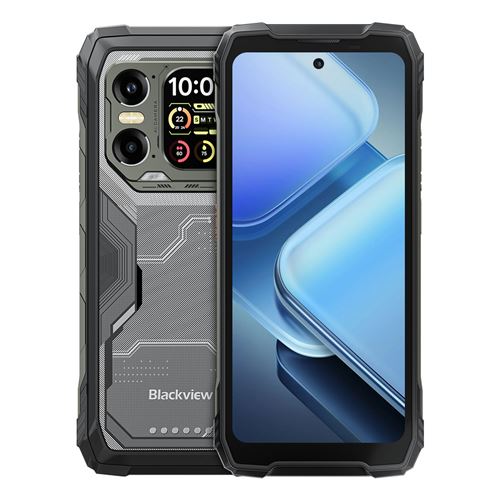 Smartphone Blackview XPLORE 1 Noir : 6.78 FHD+,48Go+512Go, 20000mAh, Android 15,Empreinte digitale, Dual SIM 5G,NFC,GPSTéléphone Portable-640g