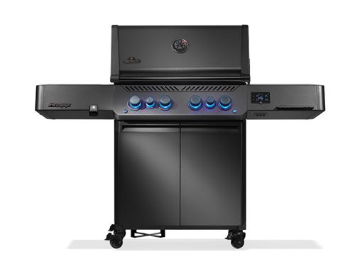 Non Communiqué Noir Mat Barbecue À Gaz Phantom Prestige 500 Rsib Connecté - Napoléon