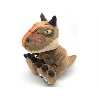 Peluche dinosaure carnotaurus toro 28 cm - dino brun - doudou enfant - pour jurassic world - nouveaute - 1
