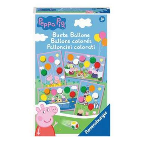 Non Communiqué Bleu Mini Jeu - Peppa Pig Ballons Colores - Ravensburger