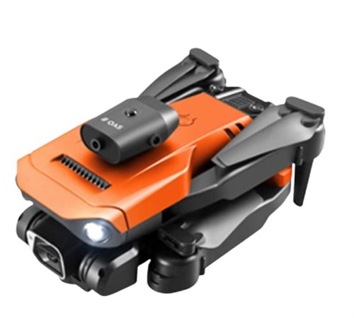 Drone SZSMART K6 Orange Pro pliable avec double caméra 4K 360 évitement dobstacles 1 batterie Autonomie 15 Min