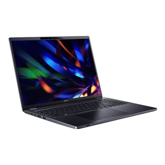 Acer TravelMate P4 16 TMP416-52-TCO - Intel Core i5 - 1335U / jusqu'à 4.6 GHz - Win 11 Pro - Carte graphique Intel Iris Xe - 16 Go RAM - 512 Go SSD - 16" IPS 1920 x 1200 - Wi-Fi 6E - bleu ardoise - clavier : Suisse Allemand