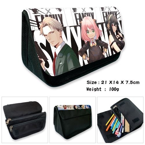Trousse à crayon Spy x Family pour Garçon et Filles (PC5797) 21x14x7.5 cm Multicolore