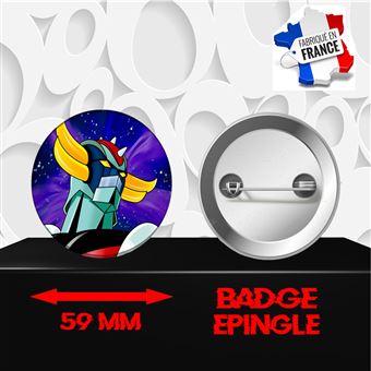 Badge à épingle 59 mm Manga Goldorak 209 - 1