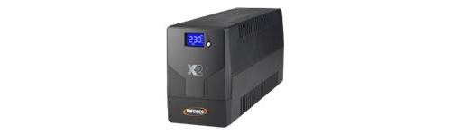 INFOSEC X2 LCD Touch 500 - Onduleur - CA 220/230/240 V - 500 VA - 4.5 Ah - USB - connecteurs de sortie : 4