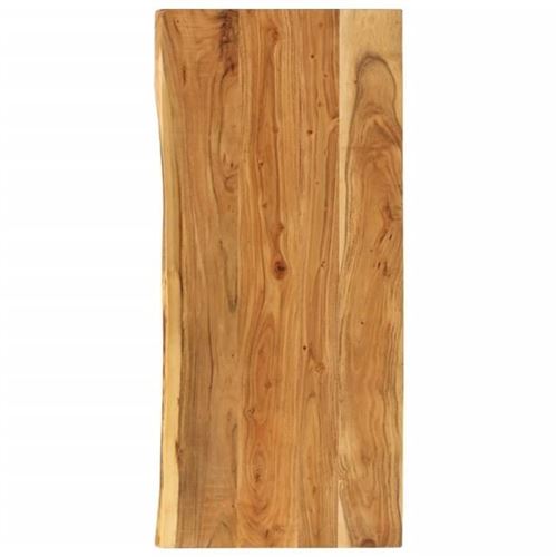 vidaXL Badezimmer-Waschtischplatte Massivholz Akazie 140x52x2,5 cm