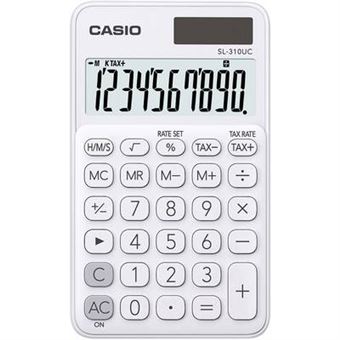 Calculatrice Basique Casio SL-770 Solaire, Format Carte, écran 1 Ligne