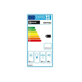 NEFF Plaque induction aspirante V68TTX4L0, N90, 83 cm, recyclage