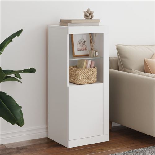 Vidaxl Blanc Buffet Avec Led - Image 3