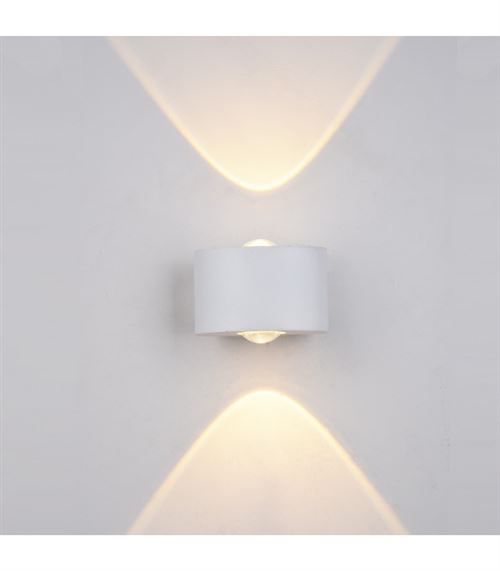 Applique blanche de jardin moderne Gilberto