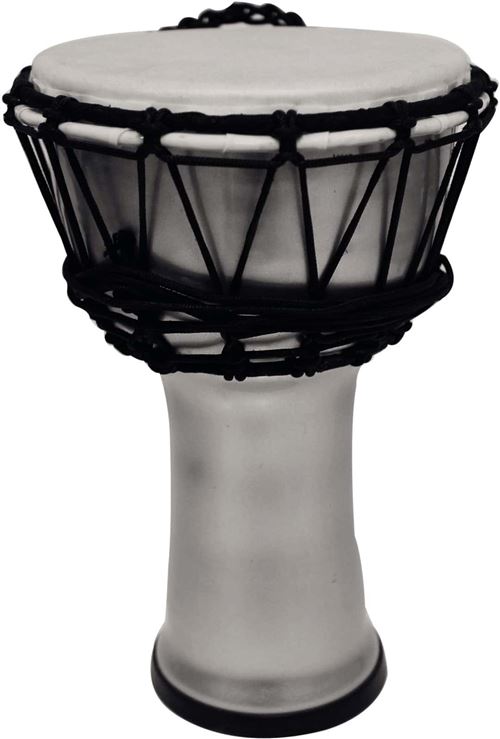 Djembé Tanga Pvc 7 argenté