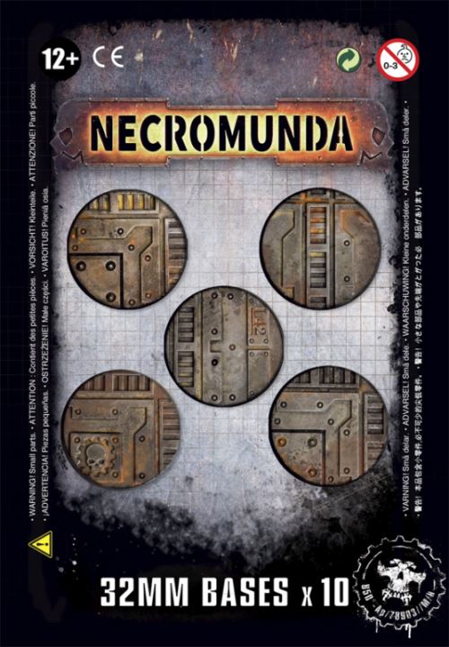 Necromunda : Socles 32 Mm (X10)