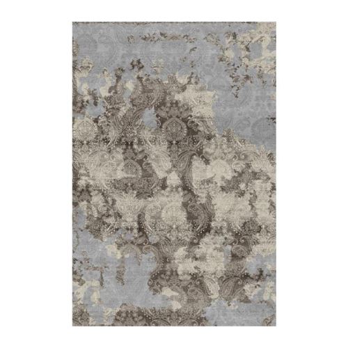 THEMA Tapis de salon 100% polyester 80x150 - Marron