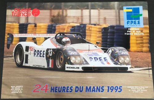 24H du Mans - 1995 - Courage C34 - AFFICHE