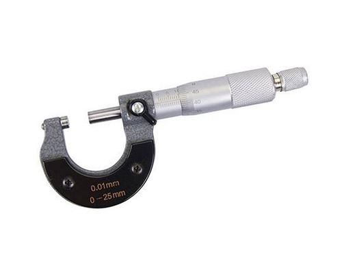 Micrometre palmer au 1/100 ème de 0 à 25 mm - Silverline