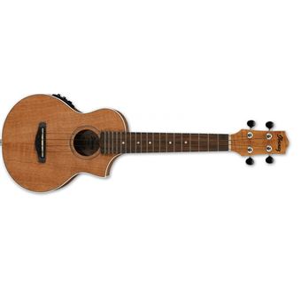 Ibanez UEW15E-OPN Ukulélé concert électro-acoustique à pan coupé 