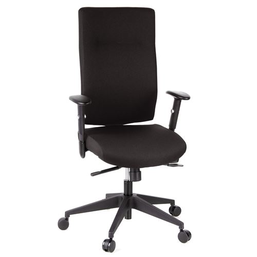 Si&egrave;ge de bureau / Si&egrave;ge de direction PRO-TEC 300, tissu noir