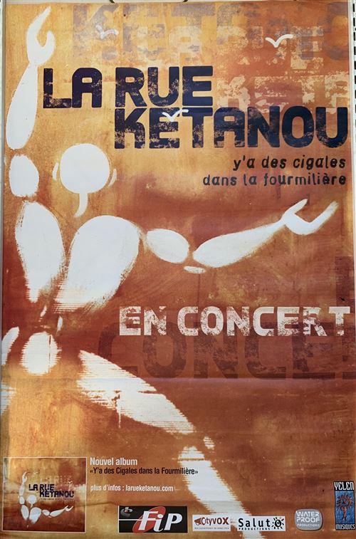 La Rue KETANOU - y'a des Cigales - 80x120cm - Affiche