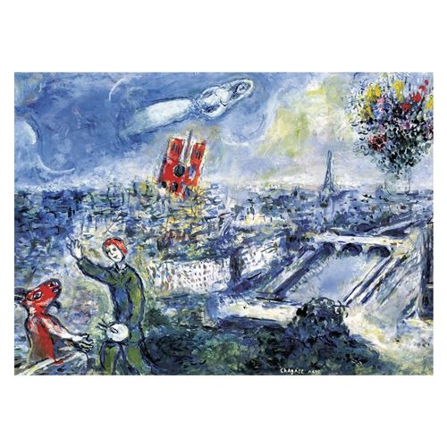 Eurographics Le Bouquet de Paris - Marc Chagall (1000)
