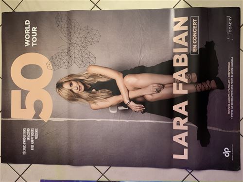 Lara FABIAN - En Concert 2020 - 80x120cm - Affiche État correct - N/A reconditionné disponible sur Fnac
