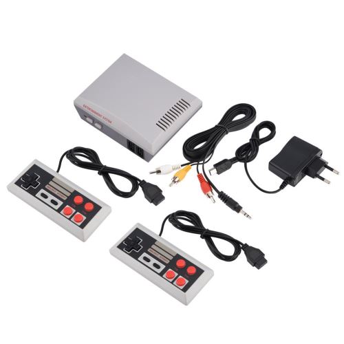NES Console de jeu Nintendo Pour système de divertissement Sortie AV HD Double Joysticks - Prise EU