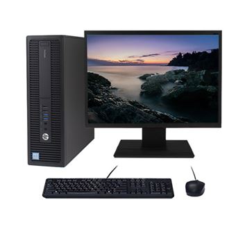 PC HP ProDesk 600 G2 SFF i5-6400 3.30GHz 8Go/250Go Wifi W10 - 1
