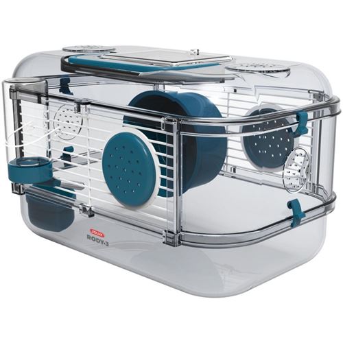 Zolux - Cage pour petit rongeur Rody 3 mini bleu