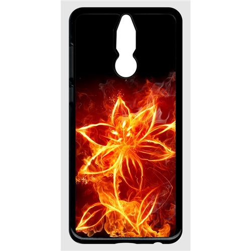 Coque huawei mate 10 lite modèle lite fleur en feu fire flowers