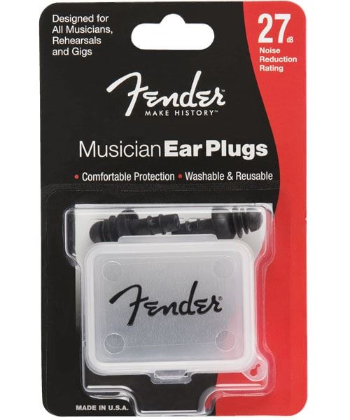 Fender - Musician Series Ear Plugs, Black - Bouchons d'oreilles