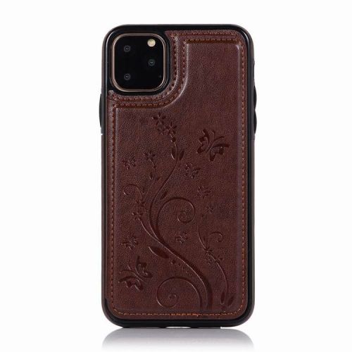 Coque antichoc avec fente implicite pour Apple iPhone 11 Pro 5.8 - Brun