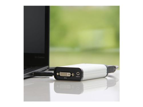 STARTECH Bo&icirc;tier d'acquisition vid&eacute;o DVI par USB 3.0 - 1080p 60 fps - Aluminium