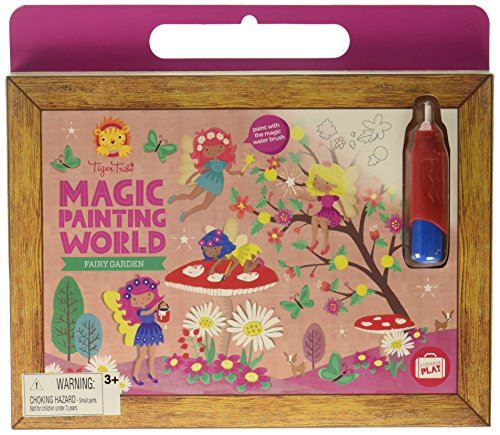 Tiger Tribe Magic Painting World Fairy Garden Water Set, multicolore, 10 x 11,5