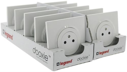 LEGRAND - Dooxie - Lot de 10 Prises 2P+T 16A - Blanc - Image 3