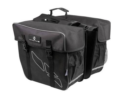 M-Wave Amsterdam sac double 30L noir / gris