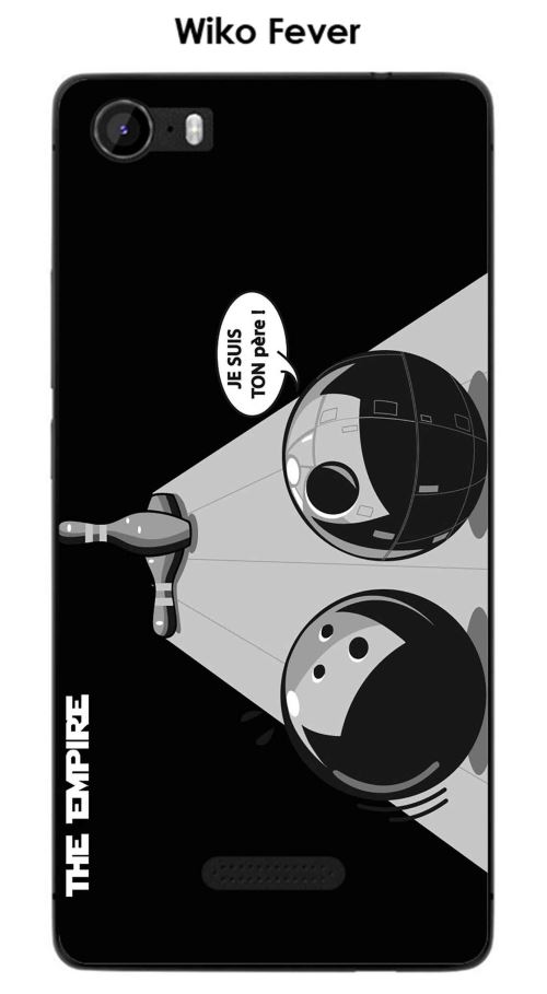 Coque Wiko Fever design dark-bowling