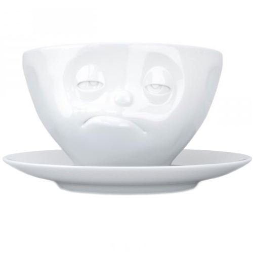 Tasse et sous tasse Somnolent - fabriqué en Allemagne