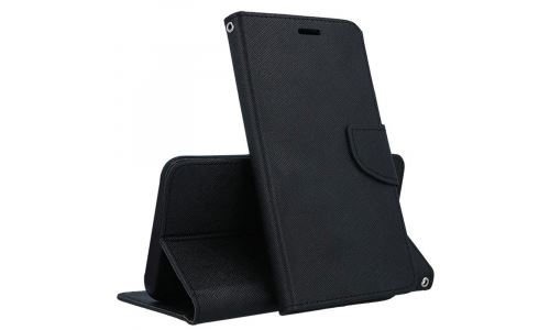 Etui type portefeuille pour Galaxy-J6 noir Fancy-Diary