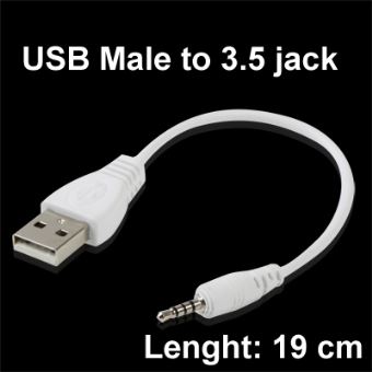 Connectique Cable Adaptateur Usb Firewire Cable Haute Qualite Usb 2 0 Male Vers Jack 3 5mm Longueur Du Cable 19cm Cables Usb Achat Prix Fnac